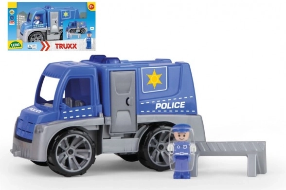 Camion della polizia con figurina 29 cm