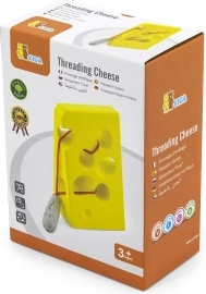 Gioco da infilare formaggio con topolino – giocattolo educativo per bambini 3+