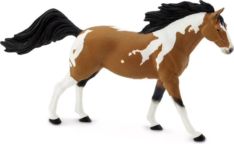 Safari Ltd. figurina di stallone mustang pinto