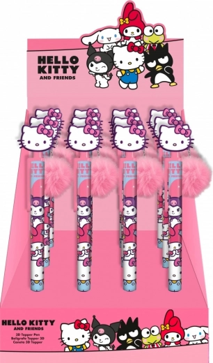 Penna a sfera con topper di Hello Kitty - 1 pezzo
