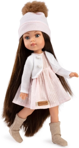 Bambola realistica Guca Penelope con corpo interamente in vinile, 34 cm