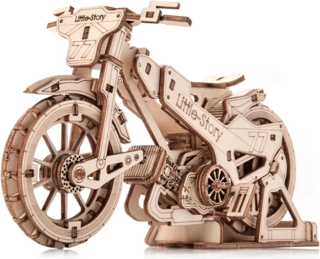 Little Story puzzle 3D in legno motocicletta Speedway Bike
