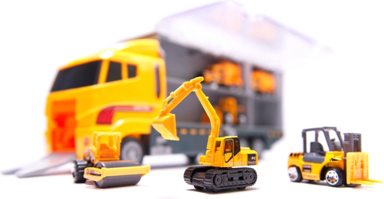6 veicoli da cantiere per giocare al cantiere