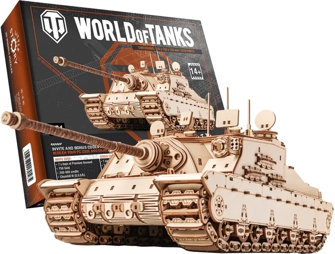 Little Story puzzle 3D in legno World of Tanks Tortoise