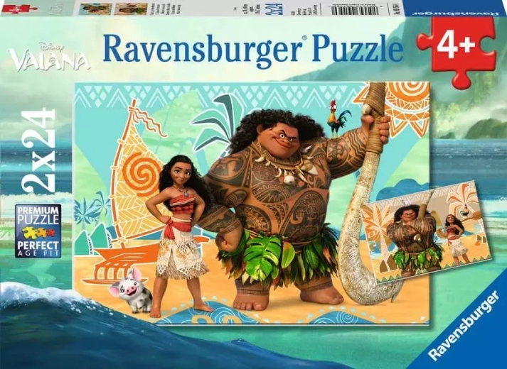 Puzzle Ravensburger Oceania: Amici 2x24 pezzi