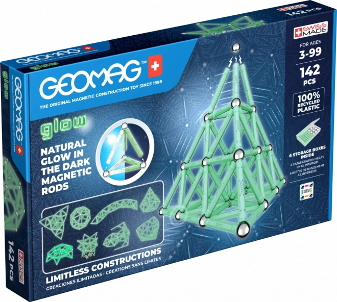 Geomag Glow set di costruzione 142 pezzi