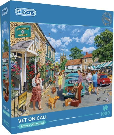 Puzzle Gibsons Pronto soccorso veterinario 1000 pezzi