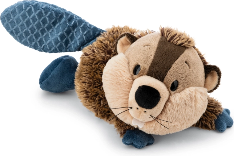 Castoro di peluche Harry 20 cm – NICI GREEN, sdraiato