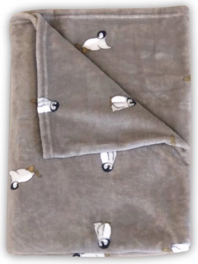 Petú Petú coperta con motivo pinguino