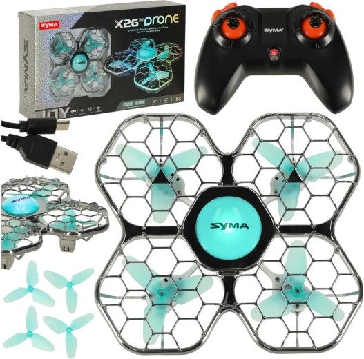 Drone RC Syma X26PRO 2,4 GHz Wi‑Fi nero