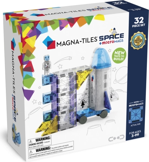Costruzione magnetica MAGNA-TILES Spazio (32 pezzi)