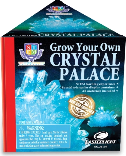 Kit per coltivare un cristallo blu