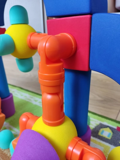 Pezzi grandi, facili da afferrare e elementi rotanti