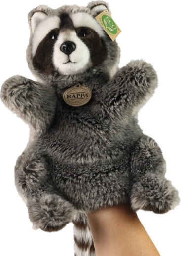 Burattino in peluche procione 28 cm eco friendly