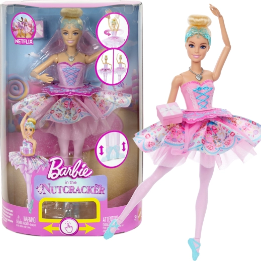 Barbie Schiaccianoci ballerina Clara con gonna che si trasforma