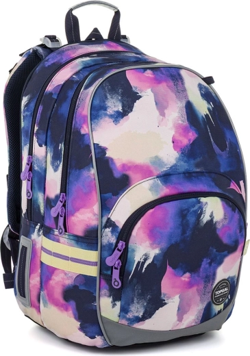 Zaino scolastico Topgal KIMI fantasia ad acquerello