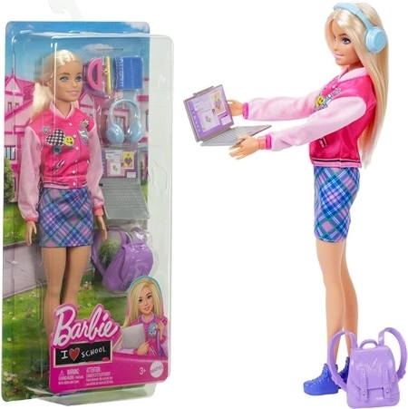 Bambola Barbie ritorno a scuola con accessori