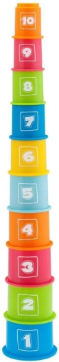 Bicchieri impilabili Chicco con numeri (10 pz) 9m+