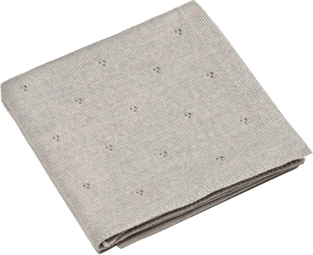 Coperta in merino NANNA Apollo grigia