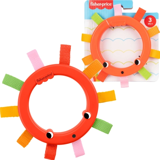 Anello sensoriale – sonaglio per neonati Rosso scuro FISHER-PRICE