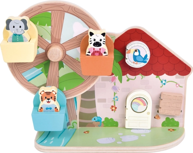 Casetta interattiva con porticine