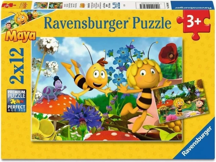 Puzzle Ravensburger Il mondo dell’Ape Maia 2×12 pezzi