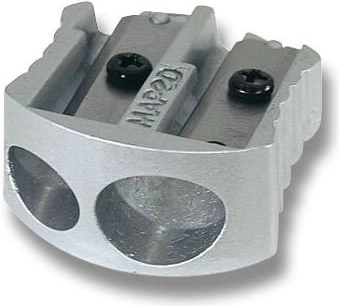 Temperamatite doppio in metallo Maped