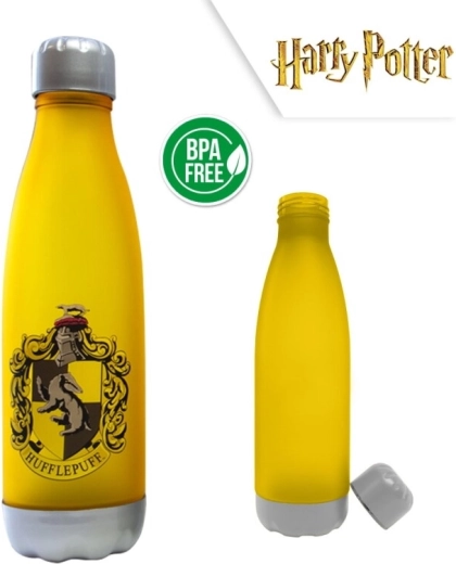 Harry Potter bottiglia in plastica Hufflepuff 650 ml soft touch - 1 pezzo