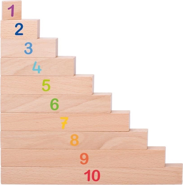 Blocchi di legno per imparare a contare Goki