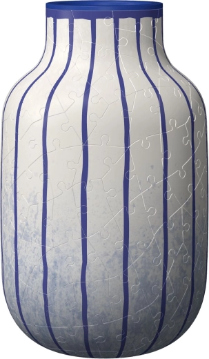 Vaso moderno Blue line – puzzle 3D
