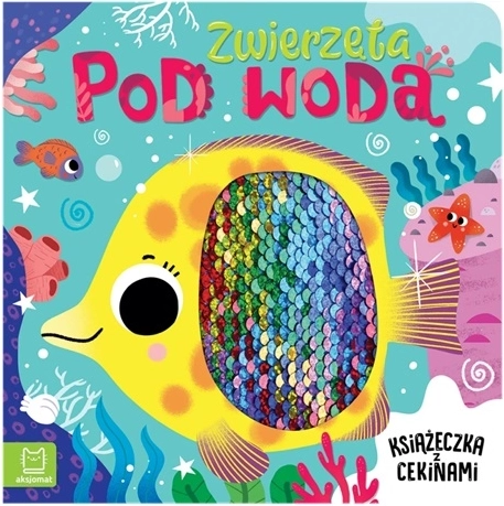 Animali sott’acqua – libro sensoriale con paillettes
