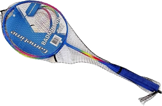Racchetta da badminton in metallo 64 cm con volano