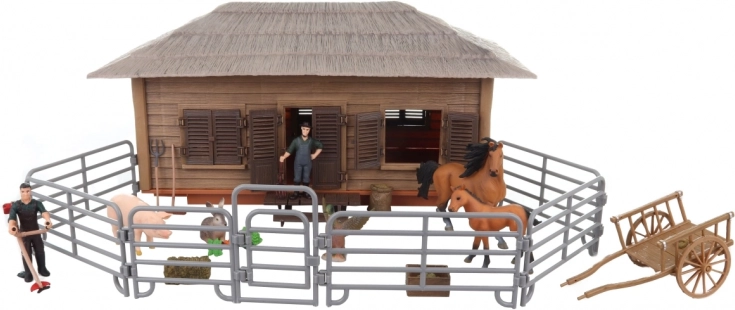 fattoria con animaletti set di plastica per bambini 3+