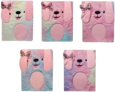 Diario per bambini in peluche con animaletto