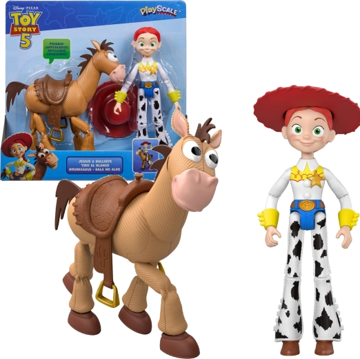 Disney Toy Story 5 set di action figure Jessie e Bullseye (Mustang)