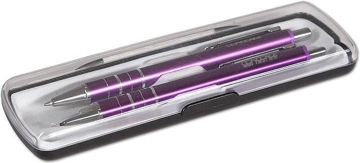 Scatola regalo con set penna + portamine
