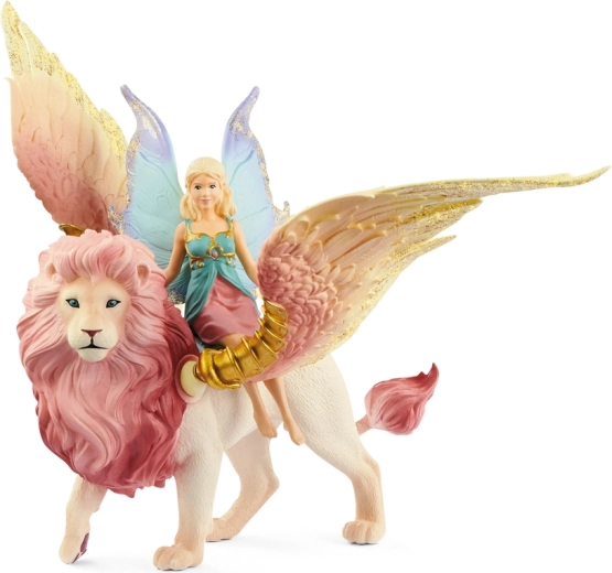 Schleich Bayala fata elfica su leone alato