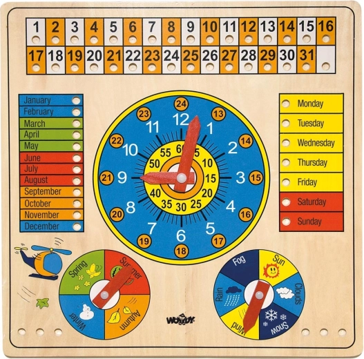 Calendario multifunzione Woody in inglese