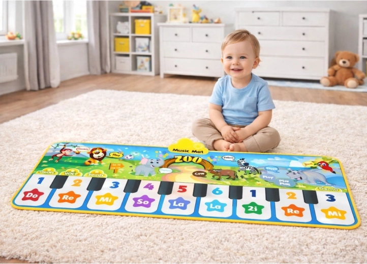 Divertenti suoni di animali e grafica colorata dello zoo