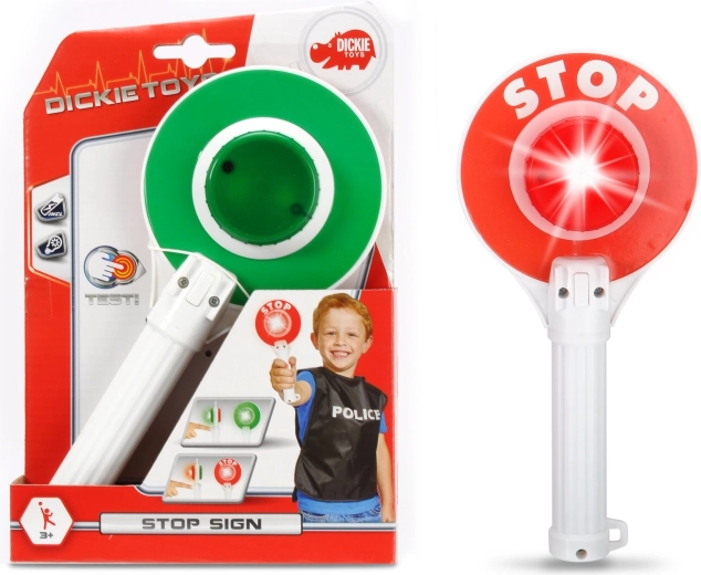 Segnalatore stradale della polizia Dickie bifacciale, 25 cm