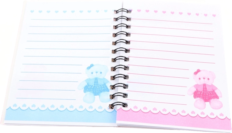 Fogli a righe con illustrazioni