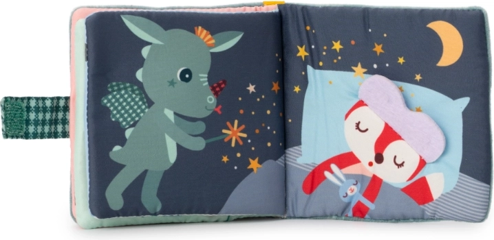 Lilliputiens Il drago mago Joe – libro in tessuto con massaggiagengive