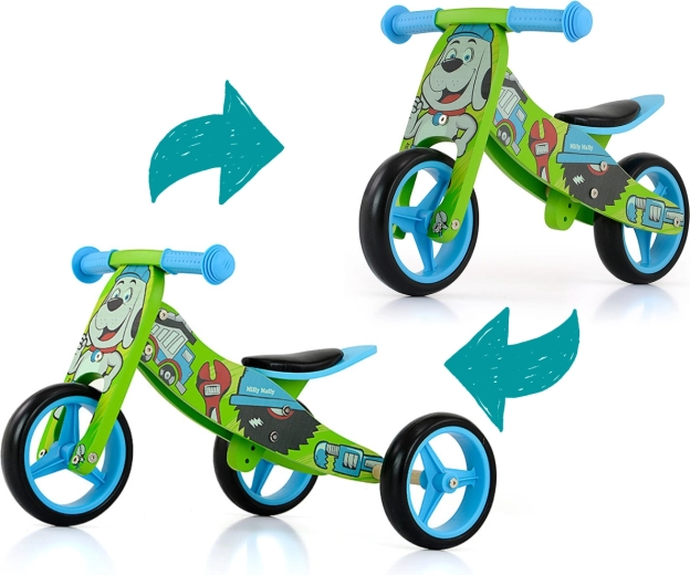 Triciclo e cavalcabile in uno