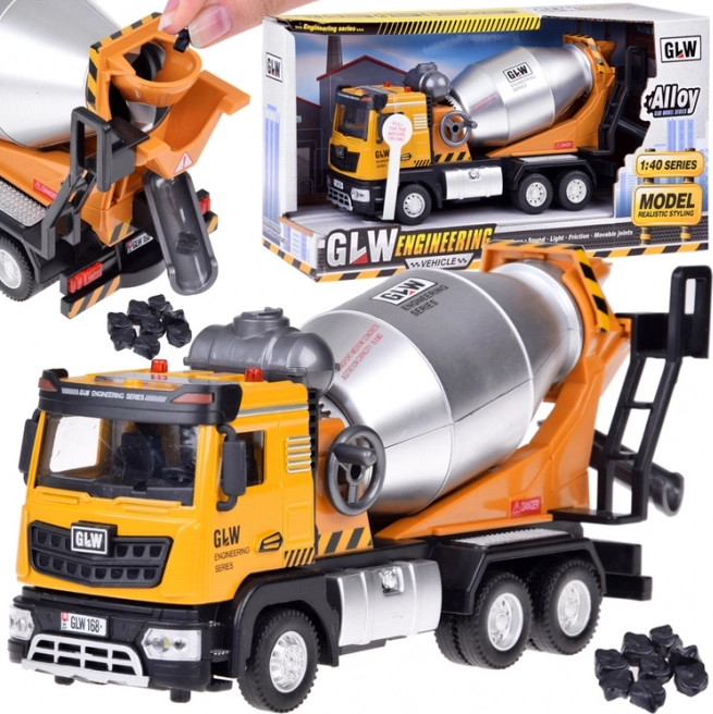 Betoniera con effetti sonori e luminosi