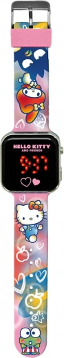 Orologio LED con calendario Hello Kitty