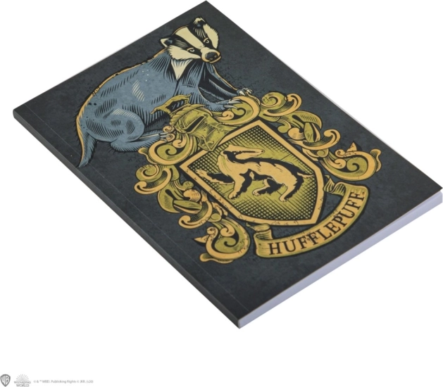 Blocco Harry Potter a righe Tassorosso