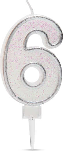 Candela per torta numero 6