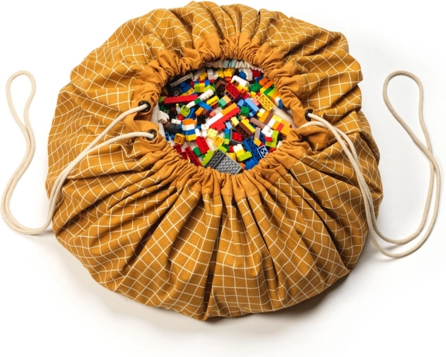 Tappeto da gioco e sacco porta-giocattoli 2in1