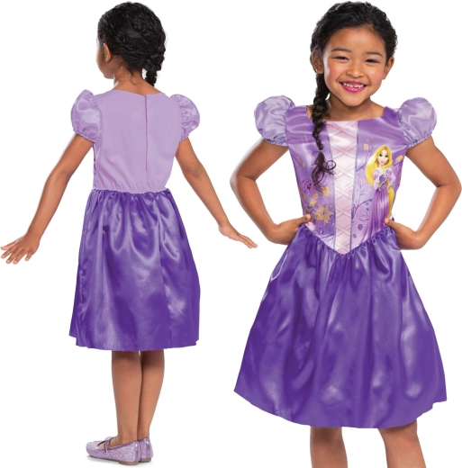 Costume Disney Rapunzel per bambina, abito viola