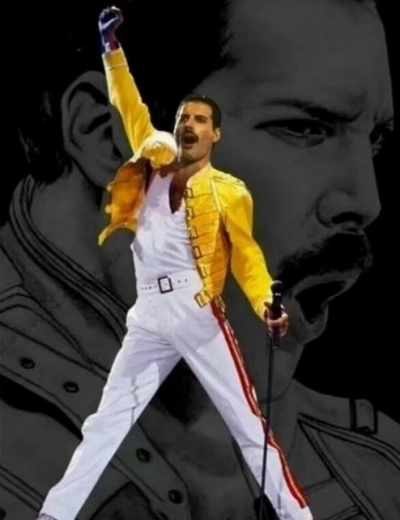 Norimpex pittura con diamanti Freddie Mercury – posa storica 30 × 40 cm